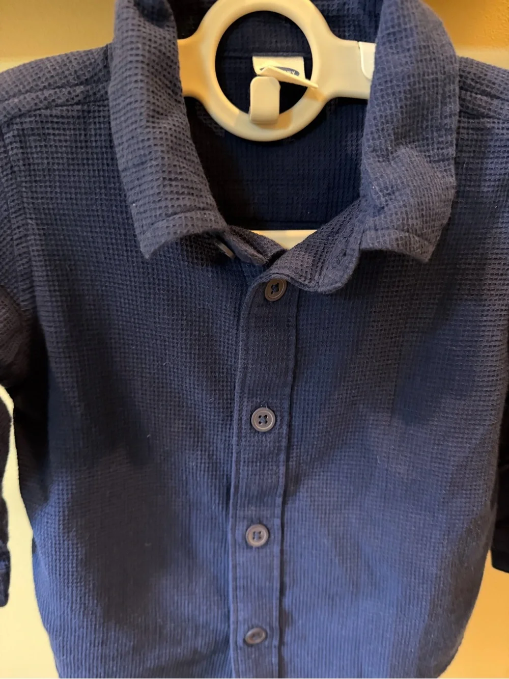 Carter's Old Navy Toddler Boys Waffle Shirt & Hoodie Set